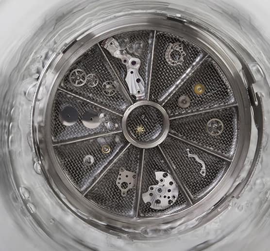超聲波清潔機芯零件 - Glashütte 機芯專業超聲波清洗